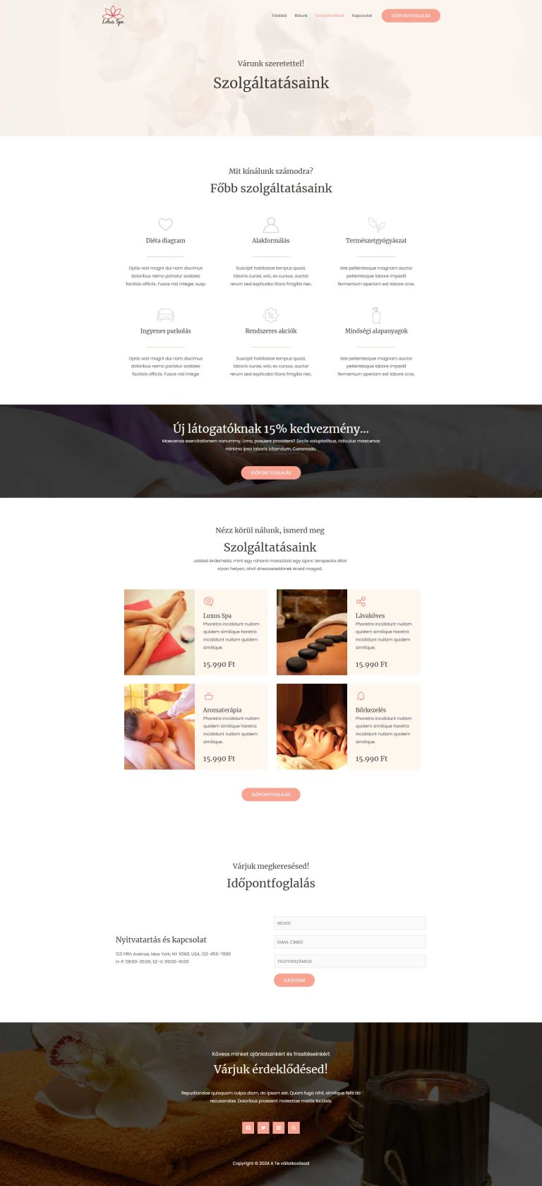 Weboldal minta 6